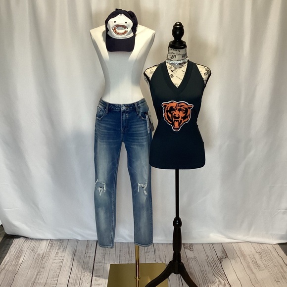 1101. Vigoss “Jagger Skinny Jean” Legacy Stretch Medium Blue NWT Size 31 - Picture 5 of 7